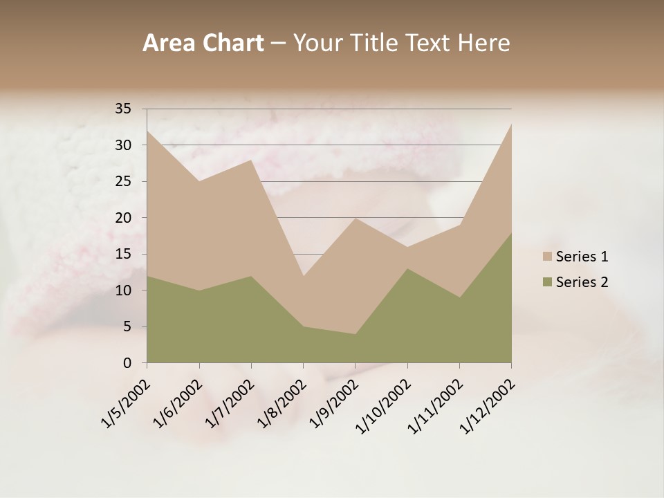 Diaper Girl Cute PowerPoint Template
