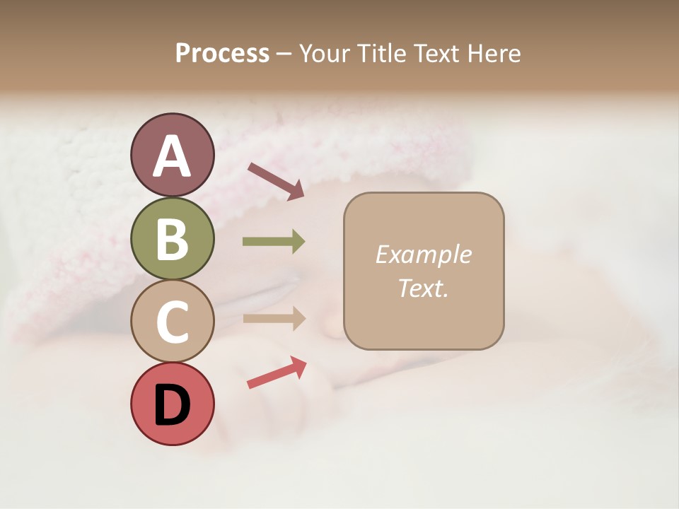 Diaper Girl Cute PowerPoint Template