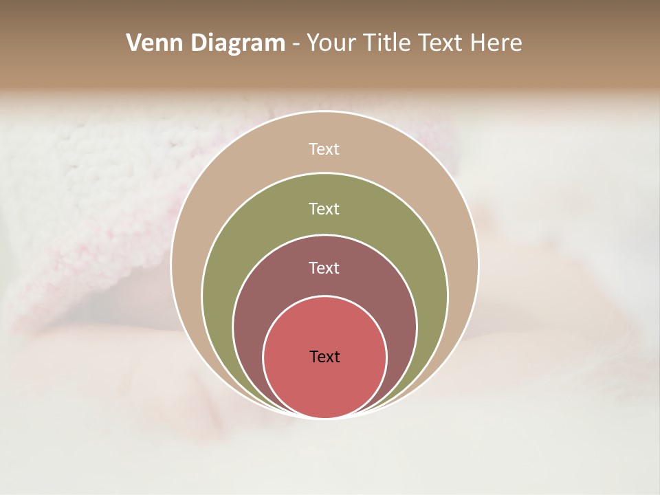 Diaper Girl Cute PowerPoint Template