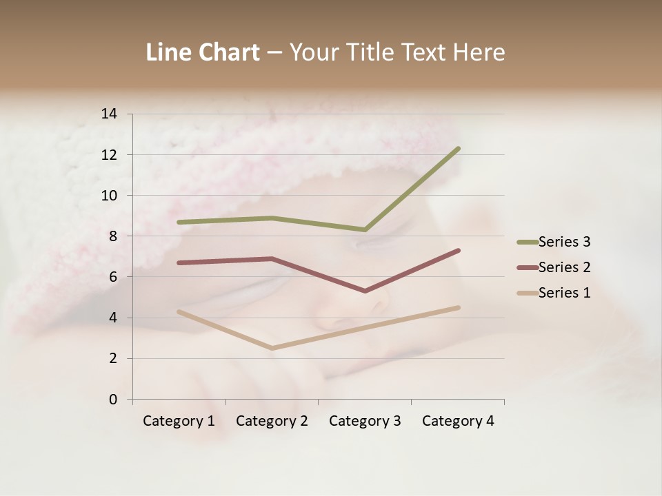 Diaper Girl Cute PowerPoint Template