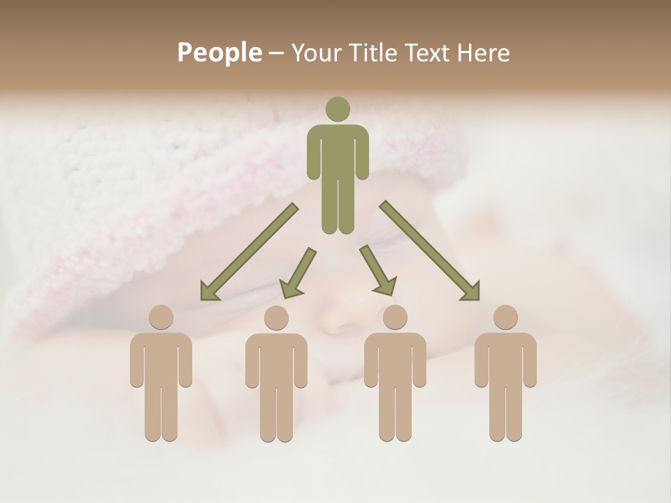 Diaper Girl Cute PowerPoint Template