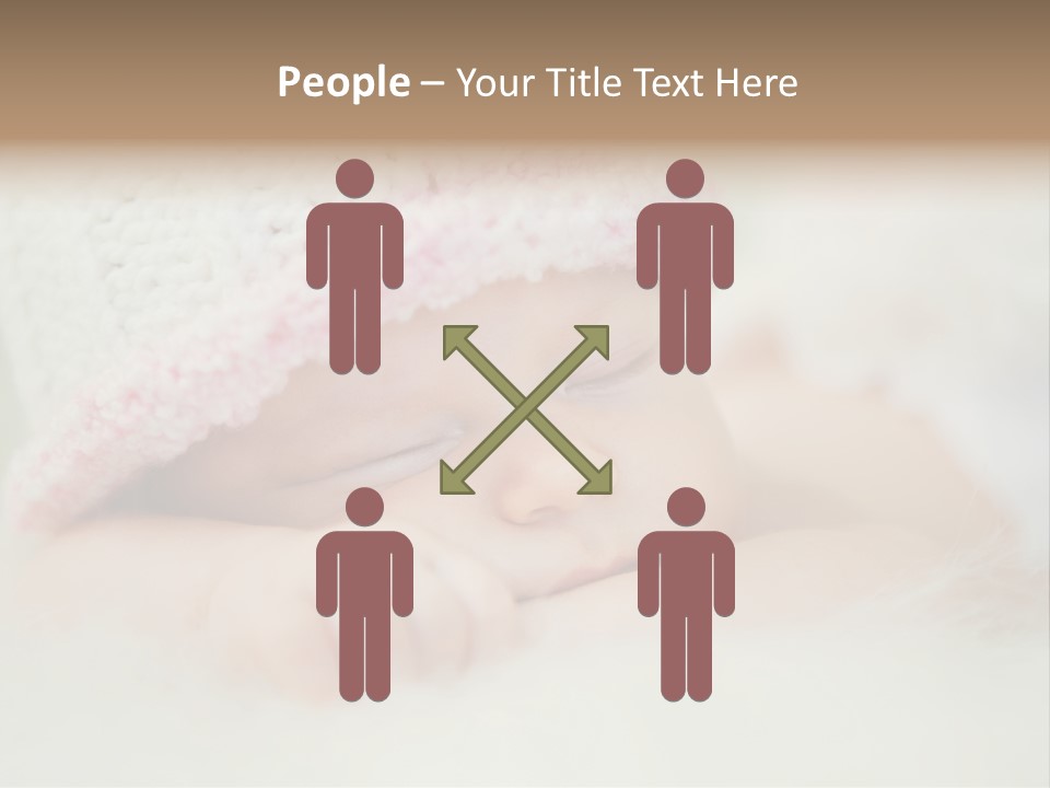 Diaper Girl Cute PowerPoint Template