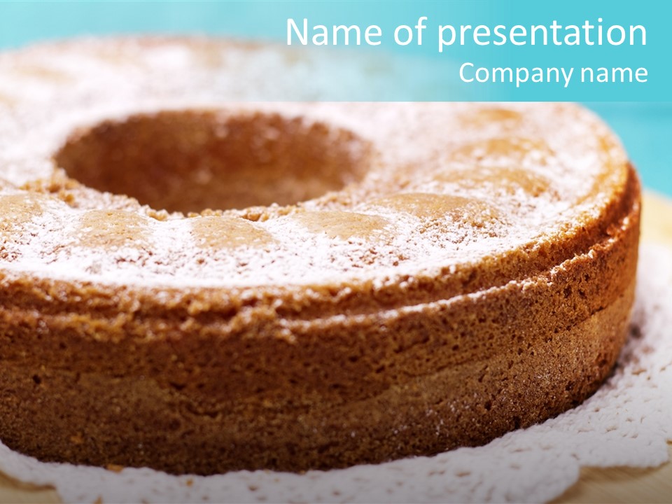 Angel Aliment Confectionery PowerPoint Template