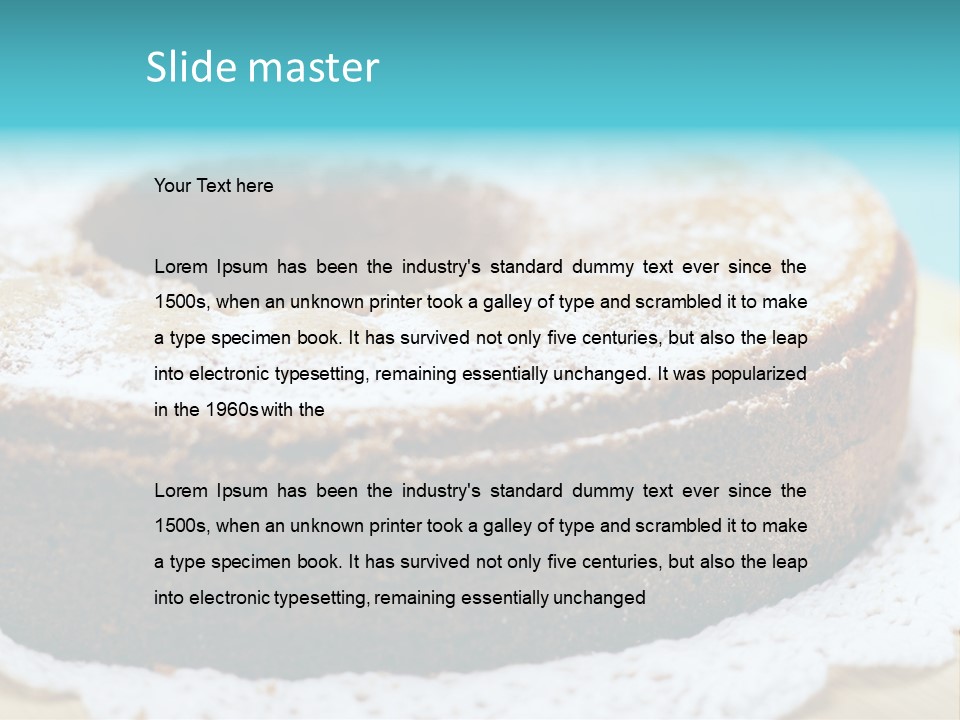 Angel Aliment Confectionery PowerPoint Template