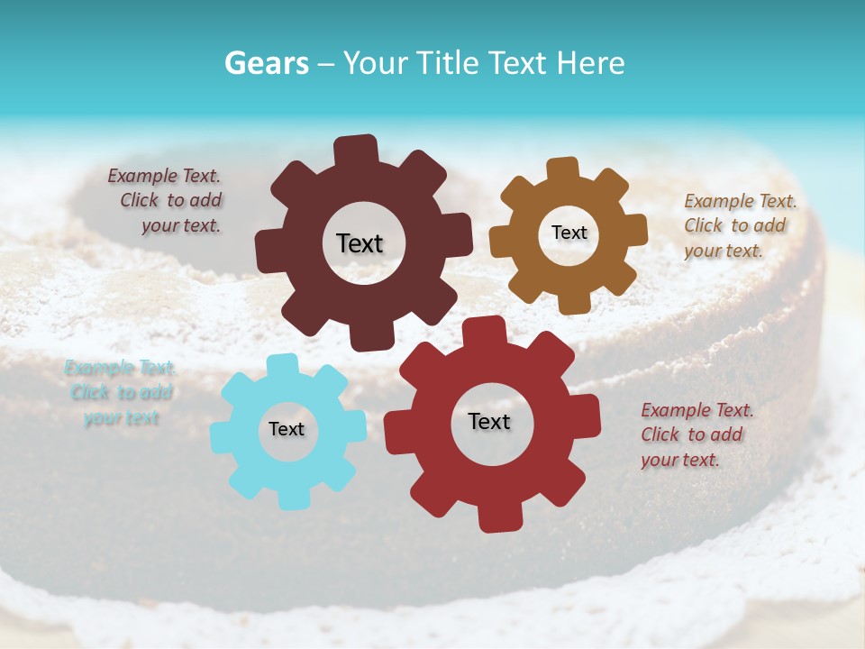 Angel Aliment Confectionery PowerPoint Template