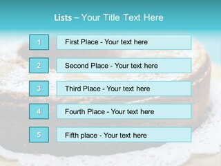 Angel Aliment Confectionery PowerPoint Template