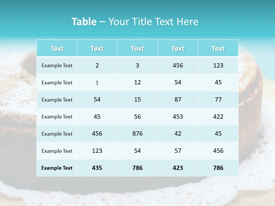 Angel Aliment Confectionery PowerPoint Template