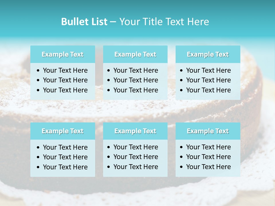 Angel Aliment Confectionery PowerPoint Template