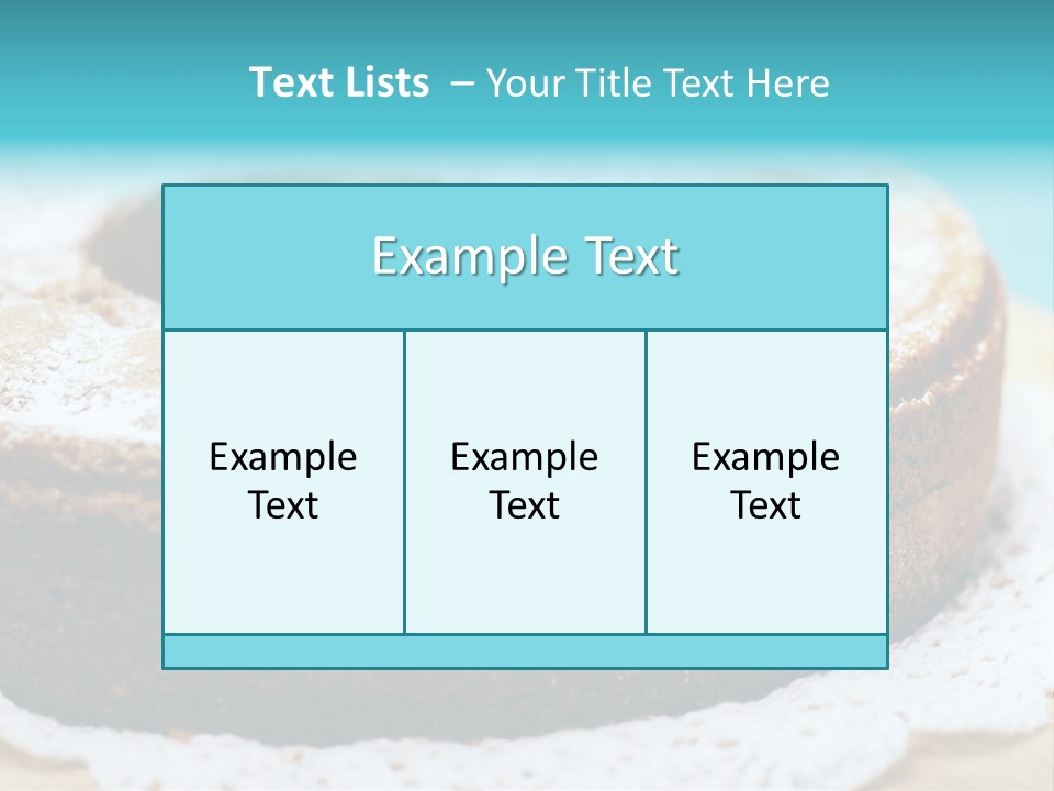 Angel Aliment Confectionery PowerPoint Template