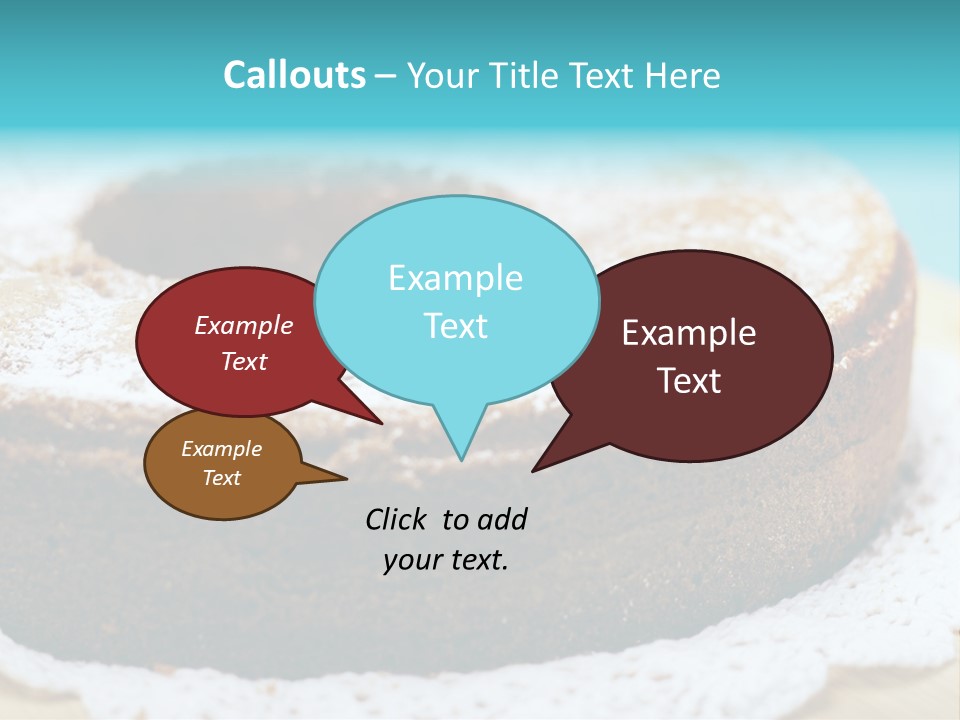 Angel Aliment Confectionery PowerPoint Template