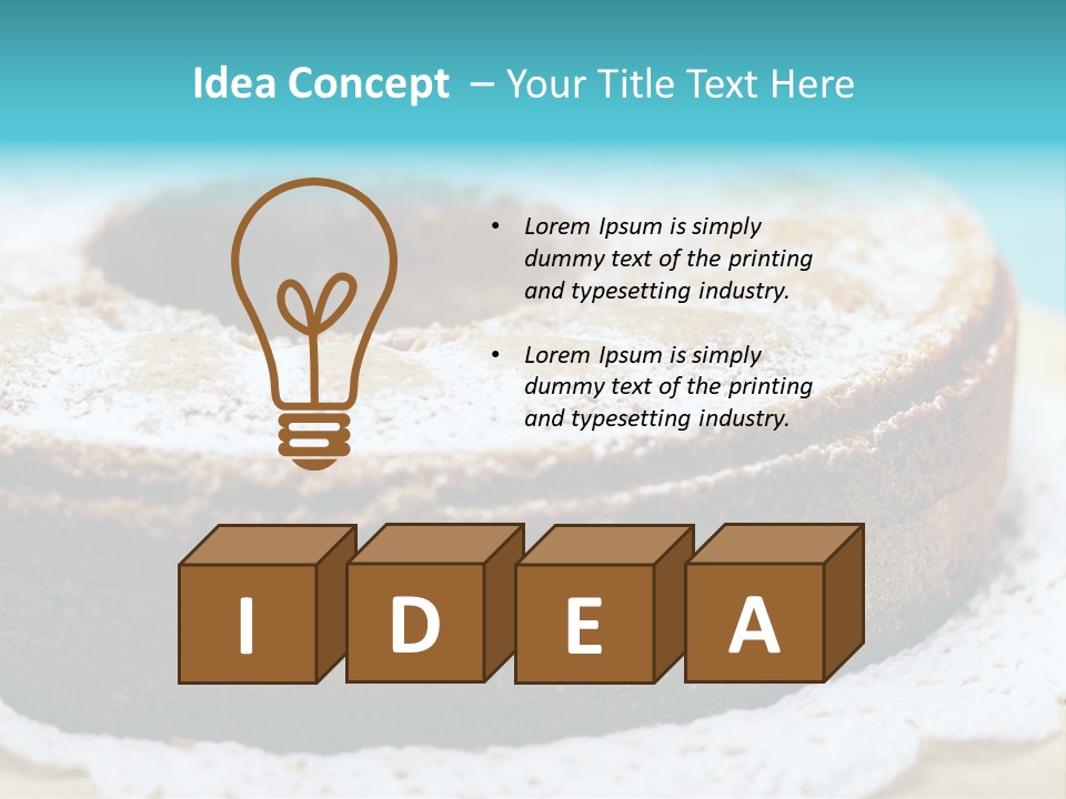Angel Aliment Confectionery PowerPoint Template