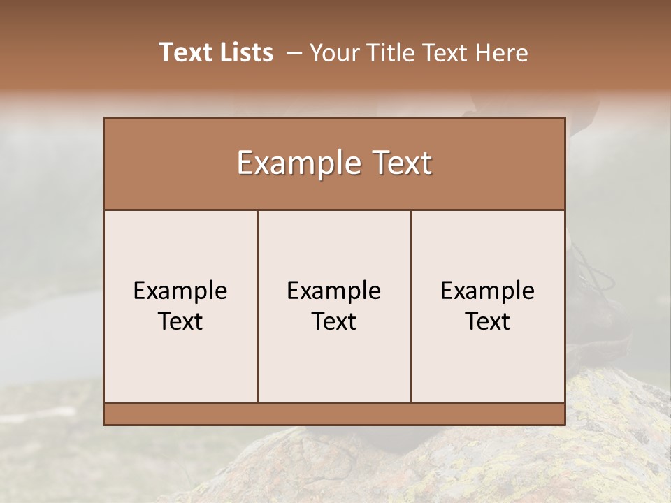 Tourism Nature Sport PowerPoint Template