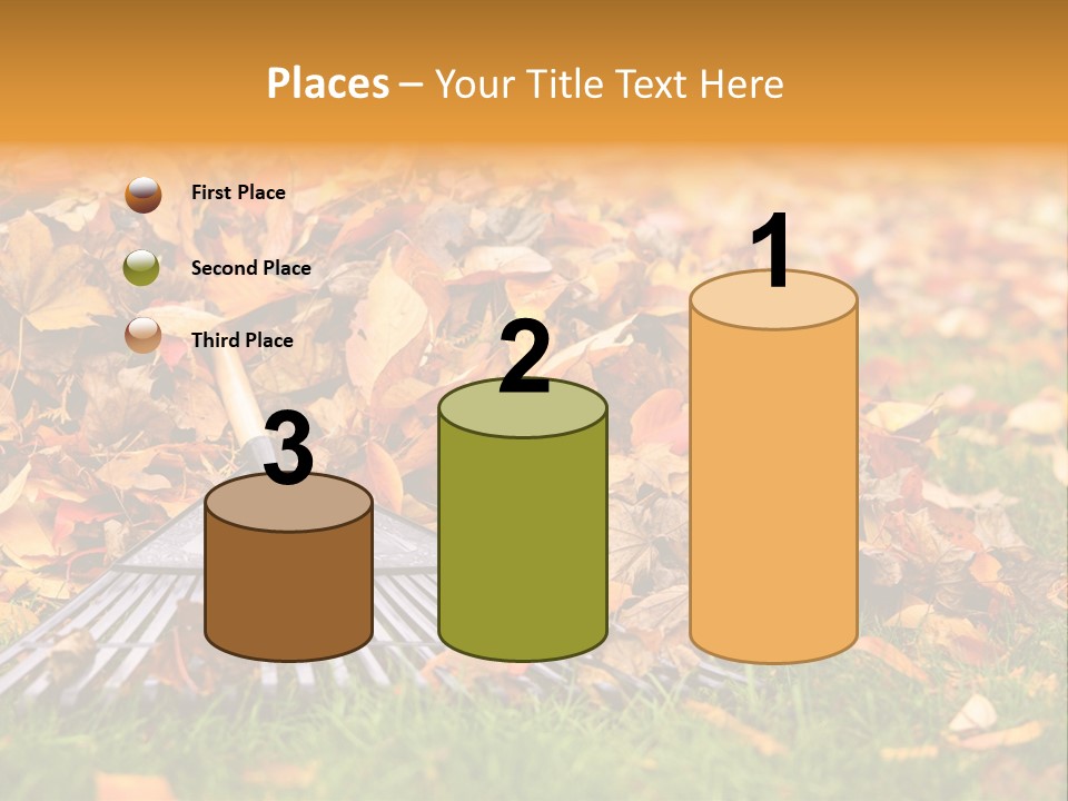 Autumn Landscaping Piled PowerPoint Template
