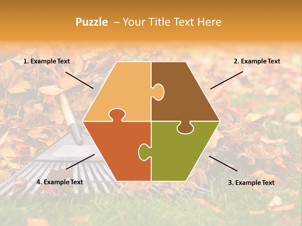 Autumn Landscaping Piled PowerPoint Template