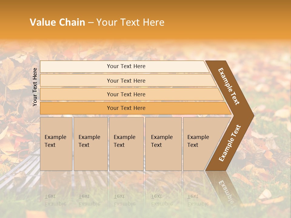 Autumn Landscaping Piled PowerPoint Template
