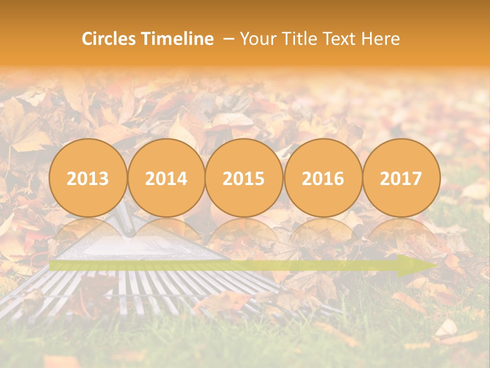 Autumn Landscaping Piled PowerPoint Template