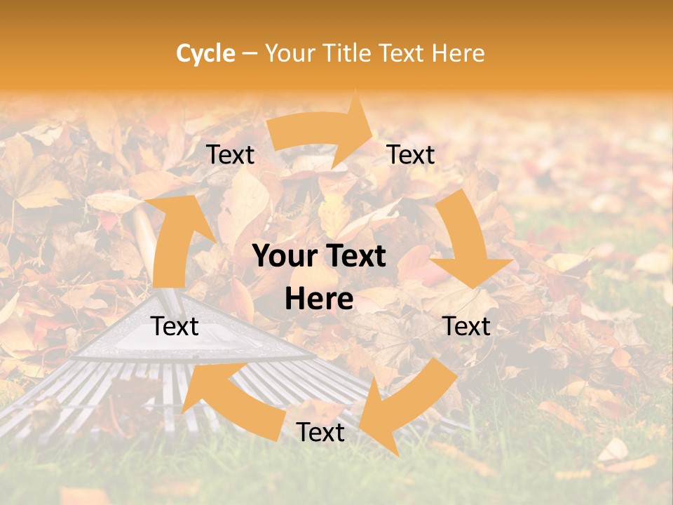 Autumn Landscaping Piled PowerPoint Template