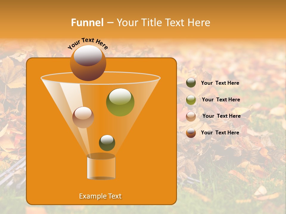 Autumn Landscaping Piled PowerPoint Template