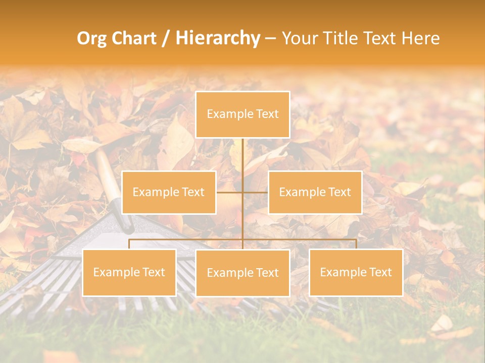 Autumn Landscaping Piled PowerPoint Template