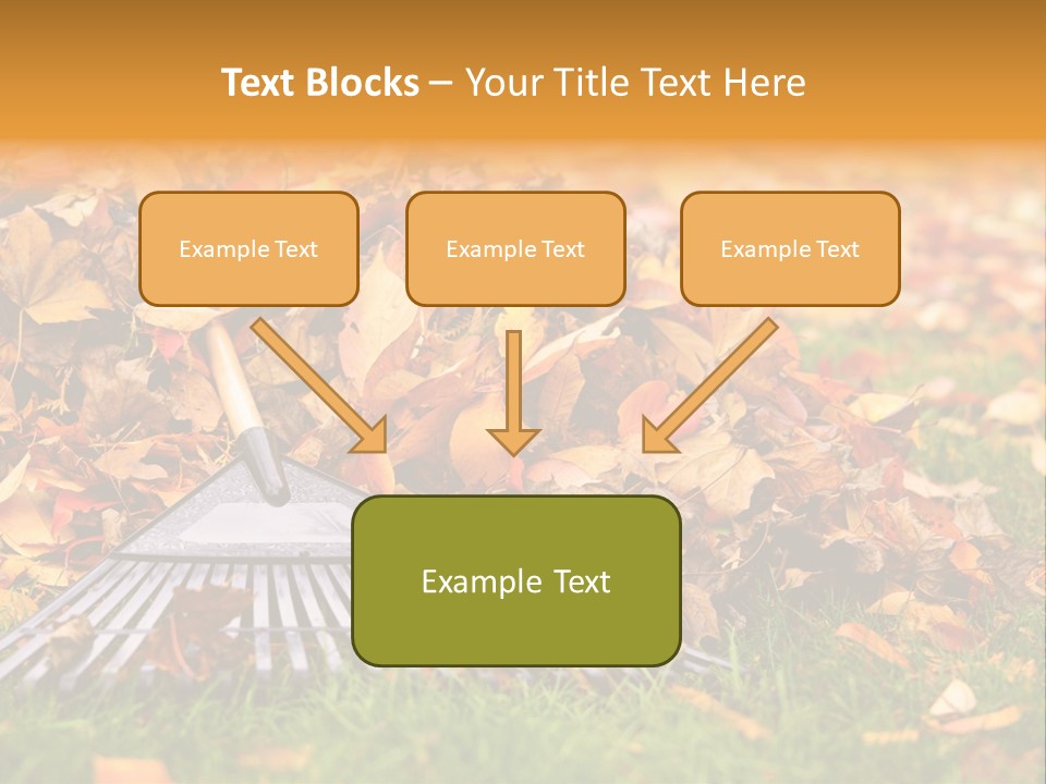 Autumn Landscaping Piled PowerPoint Template