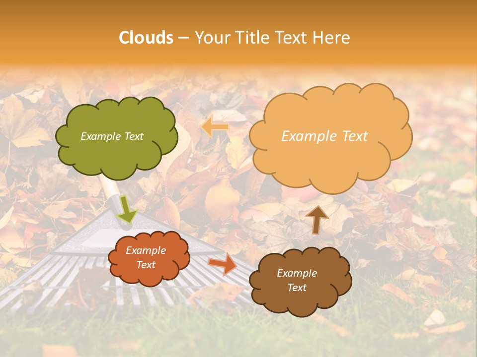 Autumn Landscaping Piled PowerPoint Template