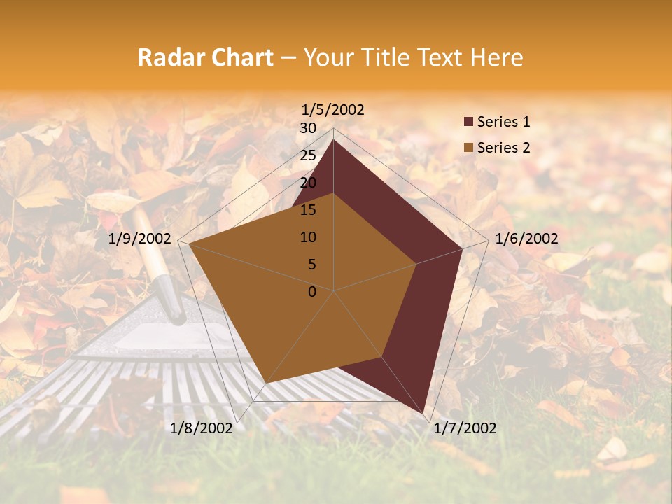 Autumn Landscaping Piled PowerPoint Template