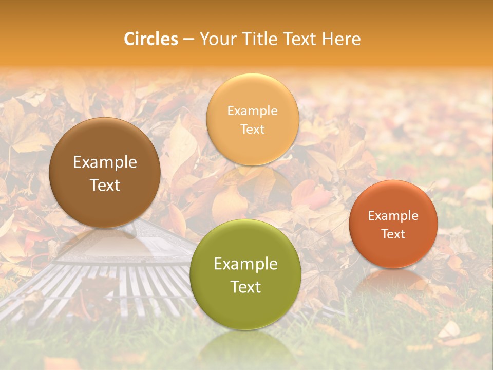 Autumn Landscaping Piled PowerPoint Template
