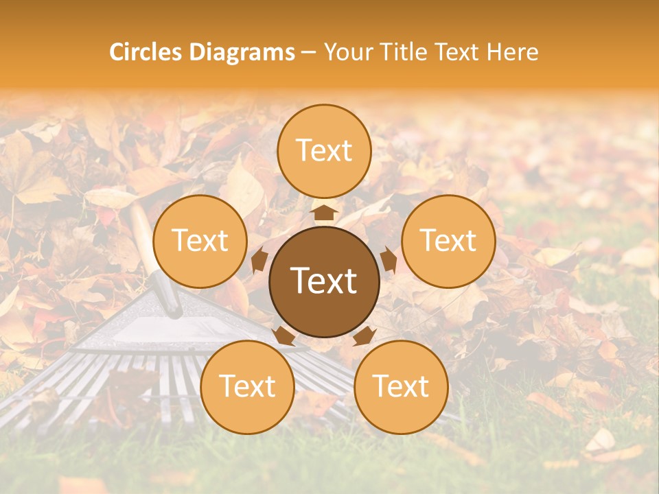 Autumn Landscaping Piled PowerPoint Template