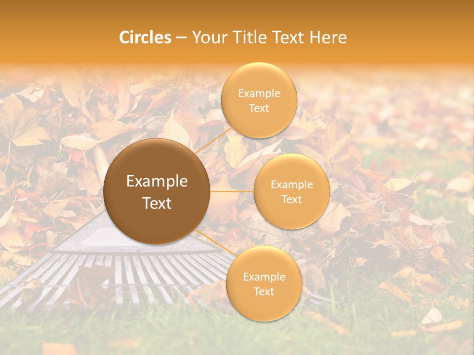 Autumn Landscaping Piled PowerPoint Template
