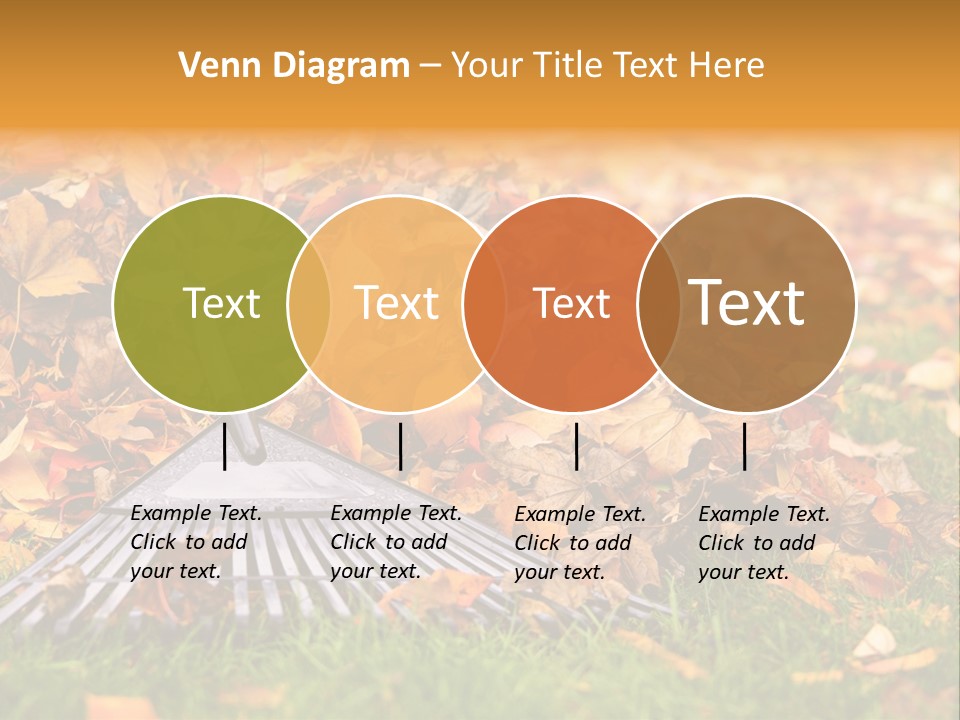 Autumn Landscaping Piled PowerPoint Template