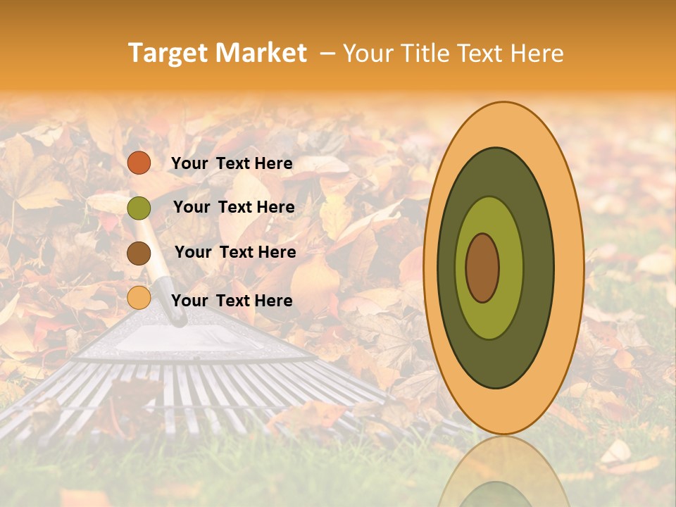 Autumn Landscaping Piled PowerPoint Template