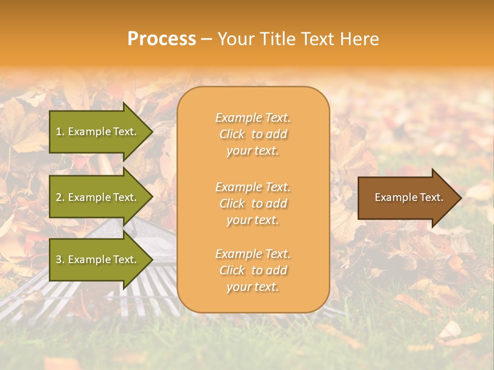 Autumn Landscaping Piled PowerPoint Template