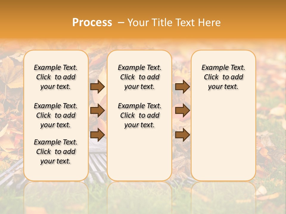 Autumn Landscaping Piled PowerPoint Template