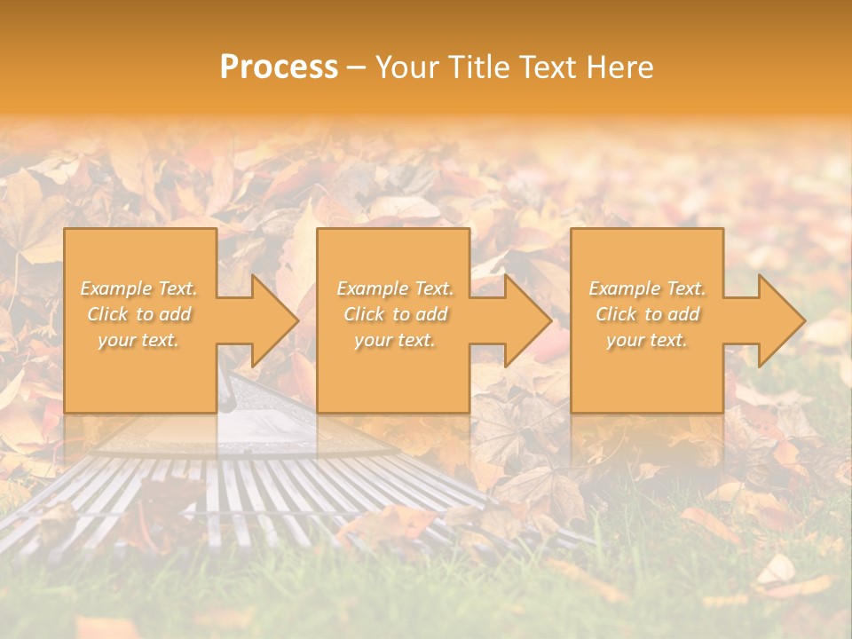Autumn Landscaping Piled PowerPoint Template