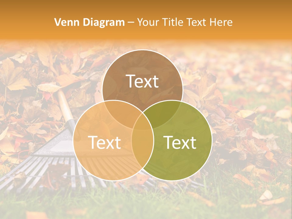 Autumn Landscaping Piled PowerPoint Template
