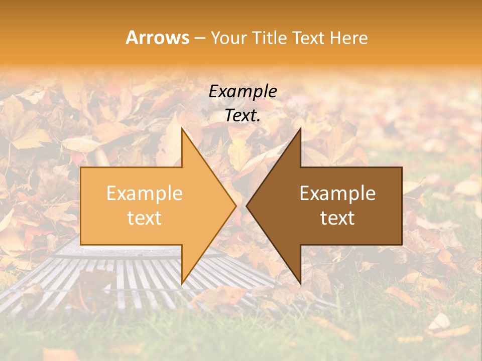 Autumn Landscaping Piled PowerPoint Template