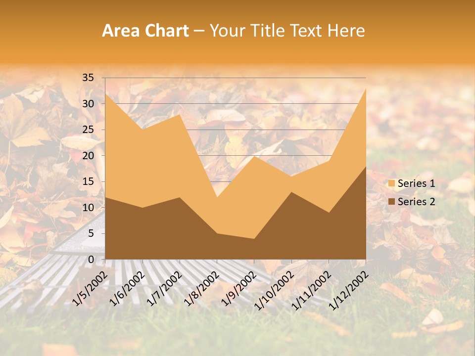 Autumn Landscaping Piled PowerPoint Template
