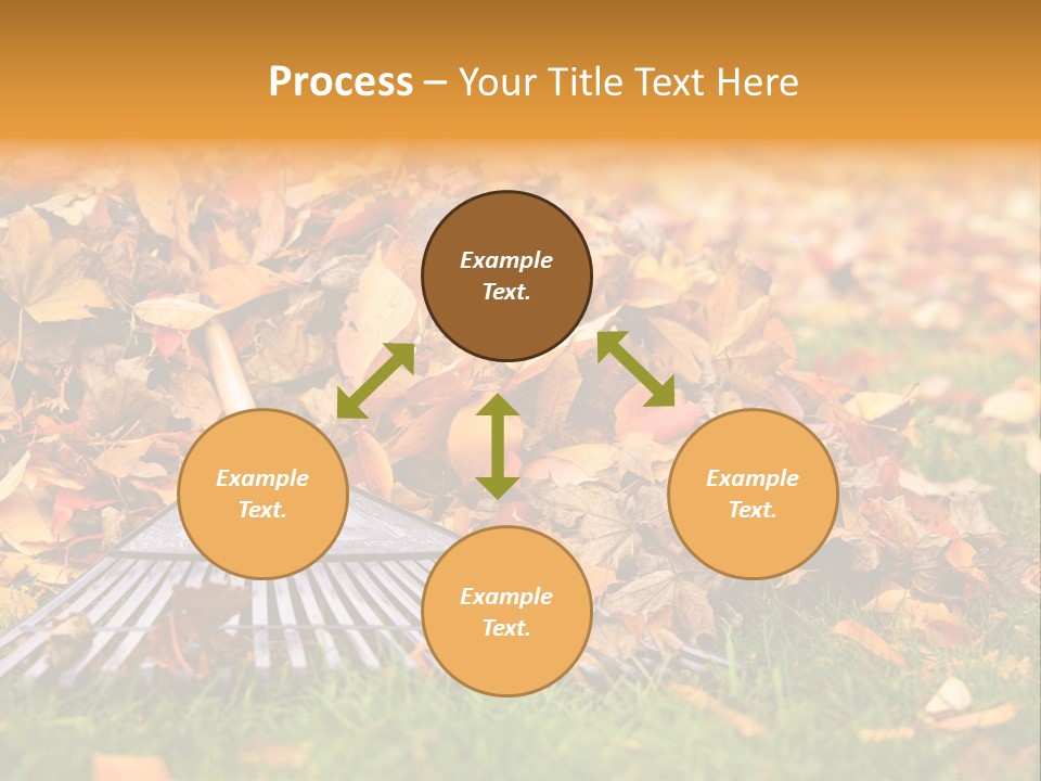 Autumn Landscaping Piled PowerPoint Template