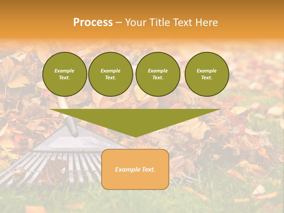 Autumn Landscaping Piled PowerPoint Template