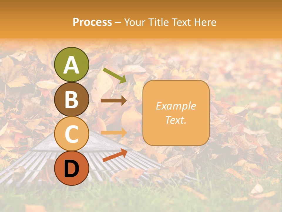 Autumn Landscaping Piled PowerPoint Template