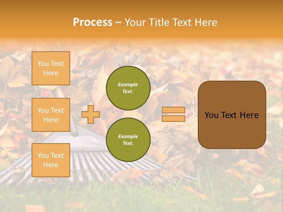 Autumn Landscaping Piled PowerPoint Template