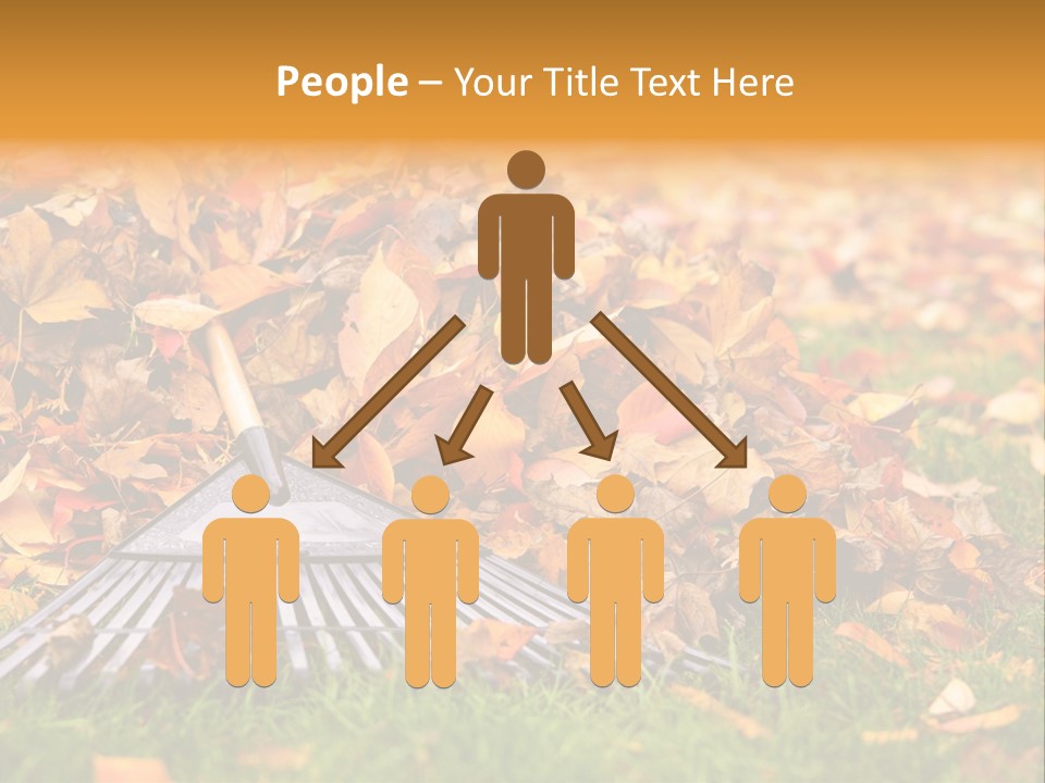 Autumn Landscaping Piled PowerPoint Template