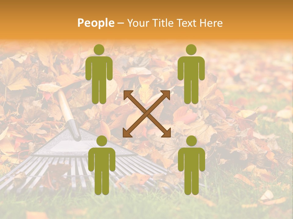 Autumn Landscaping Piled PowerPoint Template
