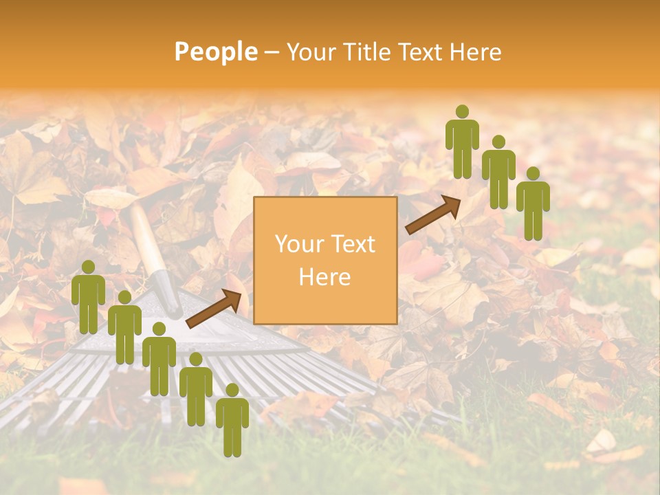 Autumn Landscaping Piled PowerPoint Template