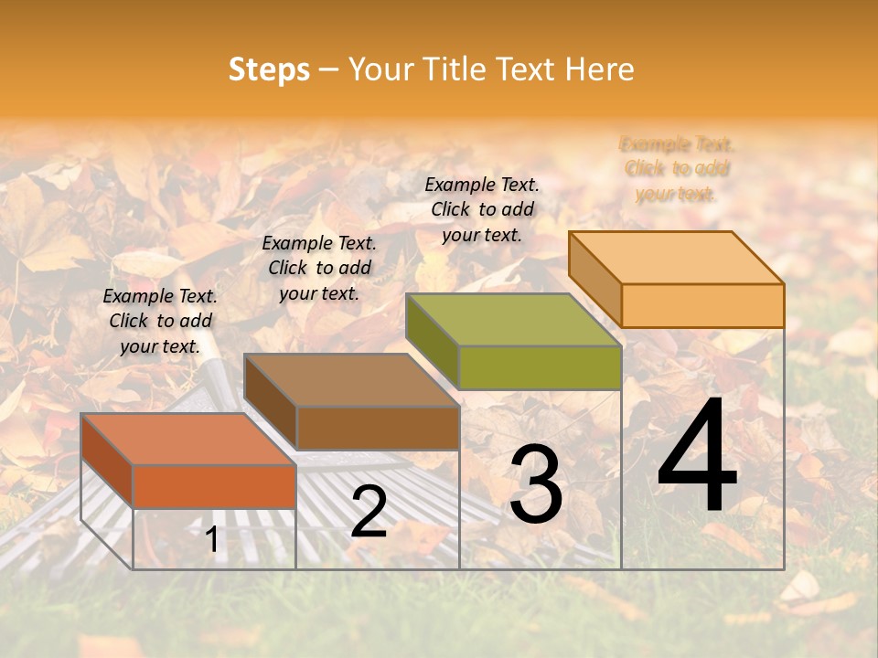 Autumn Landscaping Piled PowerPoint Template