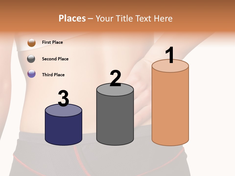 Sore Female Workout PowerPoint Template