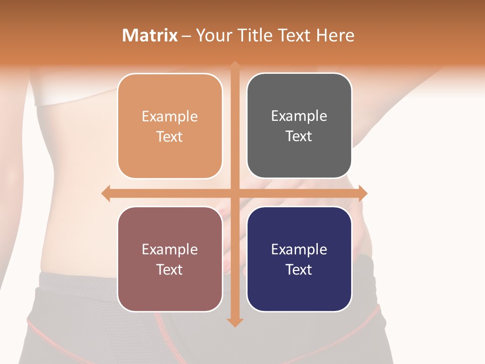 Sore Female Workout PowerPoint Template