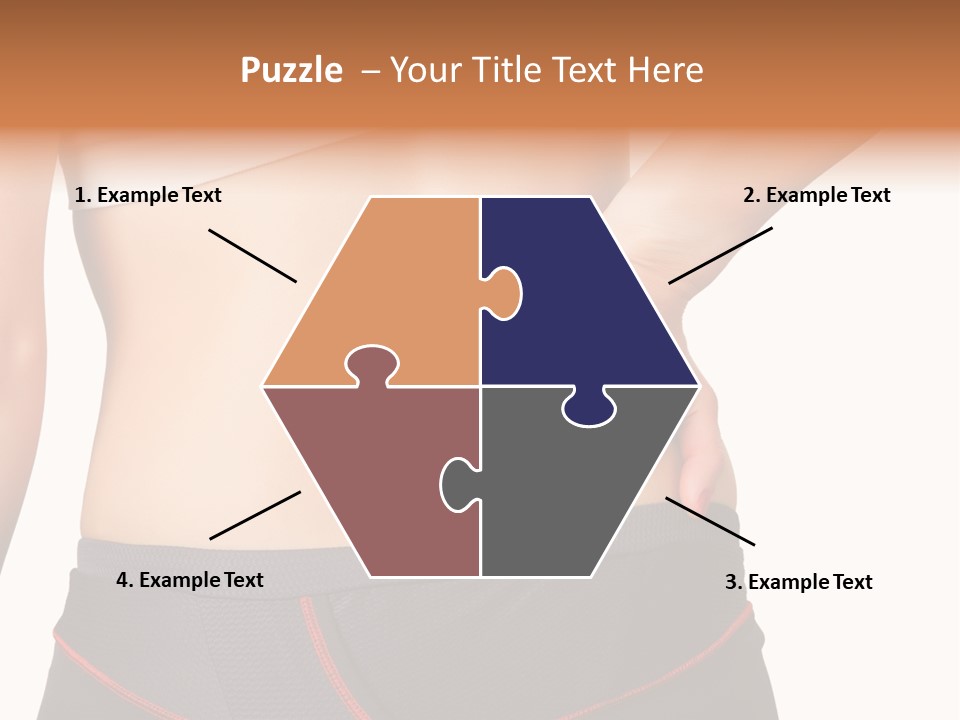 Sore Female Workout PowerPoint Template