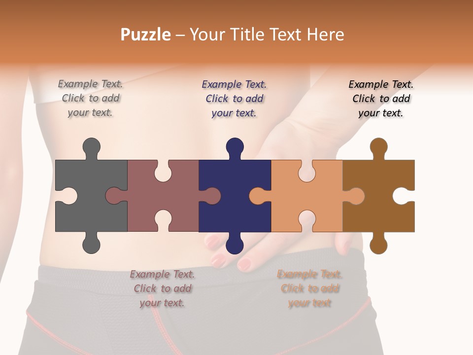 Sore Female Workout PowerPoint Template