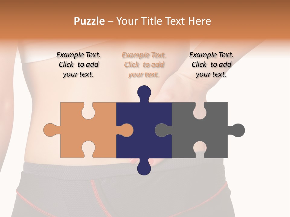 Sore Female Workout PowerPoint Template